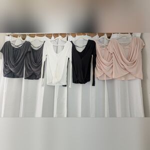 Abercrombie & Fitch Draped Back Shirt Bundle